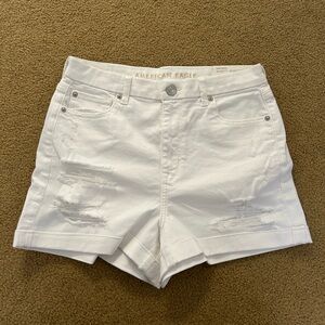 American Eagle Outfitters White Jean Shorts